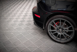 Street Pro Heck Ansatz Flaps Diffusor passend für Mazda 3 MPS Mk1 rot