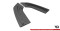 Street Pro Heck Ansatz Flaps Diffusor passend für Mazda 3 MPS Mk1 rot