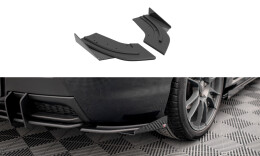 Street Pro Heck Ansatz Flaps Diffusor + Flaps für Mazda 3 MPS Mk1 US-Spec Version schwarz Hochglanz