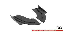 Street Pro Heck Ansatz Flaps Diffusor passend für Mazda 3 MPS Mk1 rot+ Hochglanz Flaps