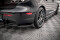 Street Pro Heck Ansatz Flaps Diffusor passend für Mazda 3 MPS Mk1 rot+ Hochglanz Flaps