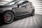 Street Pro Seitenschweller Ansatz Cup Leisten passend für Mazda 3 MPS Mk1 SCHWARZ+ HOCHGLANZ FLAPS