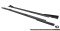 Street Pro Seitenschweller Ansatz Cup Leisten passend für Mazda 3 MPS Mk1 SCHWARZ+ HOCHGLANZ FLAPS