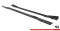 Street Pro Seitenschweller Ansatz Cup Leisten passend für Mazda 3 MPS Mk1 rot+ Hochglanz Flaps