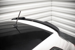 Heck Spoiler Aufsatz Abrisskante für Seat Ibiza Mk5 schwarz Hochglanz
