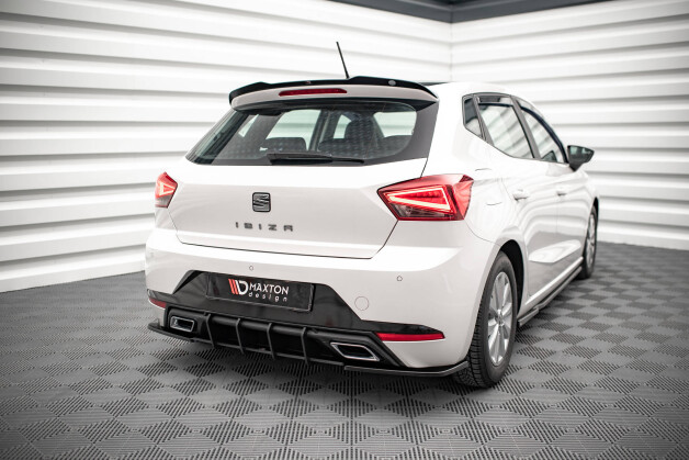 Street Pro Heckschürze Heck Ansatz Diffusor passend für Seat Ibiza Mk5 rot