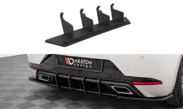 Street Pro Heckschürze Heck Ansatz Diffusor passend für Seat Ibiza Mk5 rot
