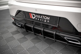 Street Pro Heckschürze Heck Ansatz Diffusor passend für Seat Ibiza Mk5 rot