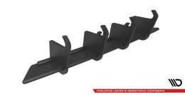 Street Pro Heckschürze Heck Ansatz Diffusor passend für Seat Ibiza Mk5 rot