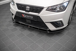Cup Spoilerlippe Front Ansatz V.1 passend für Seat Ibiza FR/ Standard Mk5 schwarz Hochglanz