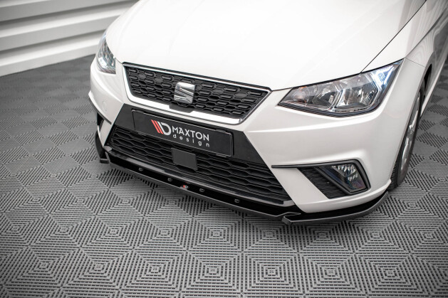 Cup Spoilerlippe Front Ansatz V.2 für Seat Ibiza FR/ Standard Mk5 schwarz Hochglanz