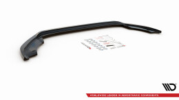 Cup Spoilerlippe Front Ansatz V.3 für Seat Ibiza Mk5 schwarz Hochglanz