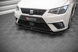 Street+ Spoilerlippe Front Ansatz V.3 passend für Seat Ibiza FR/ Standard Mk5 schwarz Hochglanz