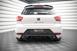 Street+ Heck Ansatz Diffusor passend für Seat Ibiza FR/ Standard Mk5 schwarz Hochglanz