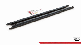 Seitenschweller Ansatz Cup Leisten V.2 passend für Seat Ibiza FR/ Standard Mk5 schwarz Hochglanz