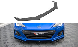 Street Pro Spoilerlippe Front Ansatz passend für Subaru BRZ Mk1 FL rot