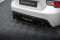 Street Pro Heckschürze Heck Ansatz Diffusor passend für Subaru BRZ Mk1 Facelift schwarz-rot