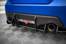 Street Pro Heckschürze Heck Ansatz Diffusor für Subaru BRZ Mk1 Facelift ROT