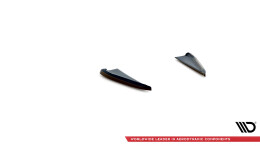 Heck Ansatz Flaps Diffusor V.2 passend für Tesla Model 3 schwarz Hochglanz