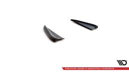 Heck Ansatz Flaps Diffusor V.2 passend für Tesla Model 3 schwarz Hochglanz