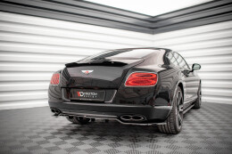 Heck Spoiler Aufsatz Abrisskante für Bentley Continental GT V8 S Mk2 schwarz Hochglanz