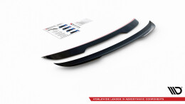 Heck Spoiler Aufsatz Abrisskante passend für Bentley Continental GT V8 S Mk2 schwarz Hochglanz