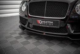 Cup Spoilerlippe Front Ansatz V.1 passend für Bentley Continental GT V8 S Mk2 schwarz Hochglanz