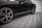 Seitenschweller Ansatz Cup Leisten für Bentley Continental GT V8 S Mk2 schwarz Hochglanz