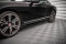 Seitenschweller Ansatz Cup Leisten passend für Bentley Continental GT V8 S Mk2 schwarz Hochglanz