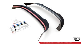 Heck Spoiler Aufsatz Abrisskante passend für Opel Astra GTC OPC-Line J schwarz Hochglanz