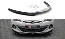 Cup Spoilerlippe Front Ansatz V.2 passend für Opel Astra GTC OPC-Line J schwarz Hochglanz
