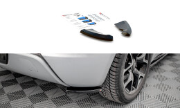 Heck Ansatz Flaps Diffusor V.1 passend für Opel Astra GTC OPC-Line J schwarz Hochglanz