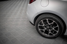 Heck Ansatz Flaps Diffusor V.1 passend für Opel Astra GTC OPC-Line J schwarz Hochglanz