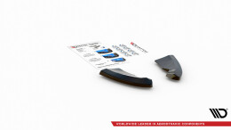 Heck Ansatz Flaps Diffusor V.1 passend für Opel Astra GTC OPC-Line J schwarz Hochglanz