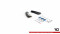 Heck Ansatz Flaps Diffusor V.1 passend für Opel Astra GTC OPC-Line J schwarz Hochglanz