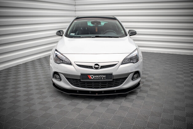 Street Pro Cup Spoilerlippe Front Ansatz passend für Opel Astra GTC OPC-Line J SCHWARZ