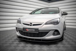 Street Pro Cup Spoilerlippe Front Ansatz passend für Opel Astra GTC OPC-Line J SCHWARZ