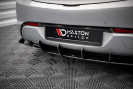 Street Pro Heckschürze Heck Ansatz Diffusor passend für Opel Astra GTC OPC-Line J SCHWARZ+ HOCHGLANZ FLAPS