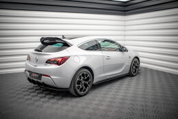 Street Pro Seitenschweller Ansatz Cup Leisten passend für Opel Astra GTC OPC-Line J SCHWARZ