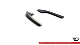 Heck Ansatz Flaps Diffusor passend für Audi RS3 Limousine 8Y schwarz Hochglanz