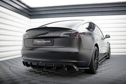 Heck Ansatz Diffusor V.2 passend für Tesla Model 3...