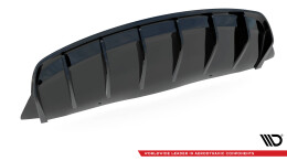 Heck Ansatz Diffusor V.2 passend für Tesla Model 3 schwarz Hochglanz