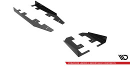 Seitenschweller Flaps passend für Mazda 3 MPS Mk1 schwarz Hochglanz