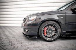 Front Stoßstange Flaps passend für Mazda 3 MPS Mk1 FLAPS HOCHGLANZ