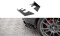Heck Stoßstangen Flaps / Wings für Mazda 3 MPS Mk1 schwarz Hochglanz