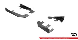 Seitenschweller Flaps passend für Opel Astra GTC OPC-Line J schwarz Hochglanz