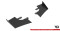 Hintere Seiten Flaps für Opel Astra GTC OPC-Line J FLAPS HOCHGLANZ