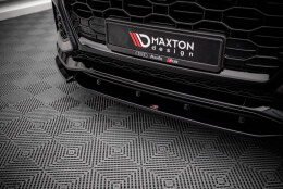 Cup Spoilerlippe Front Ansatz V.1 passend für Audi RSQ8 Mk1 schwarz Hochglanz