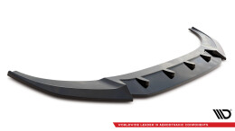 Cup Spoilerlippe Front Ansatz V.1 passend für Audi RSQ8 Mk1 schwarz Hochglanz