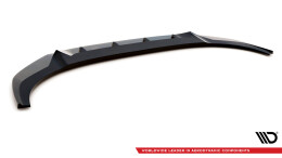 Cup Spoilerlippe Front Ansatz V.2 für Audi RSQ8 Mk1 schwarz Hochglanz